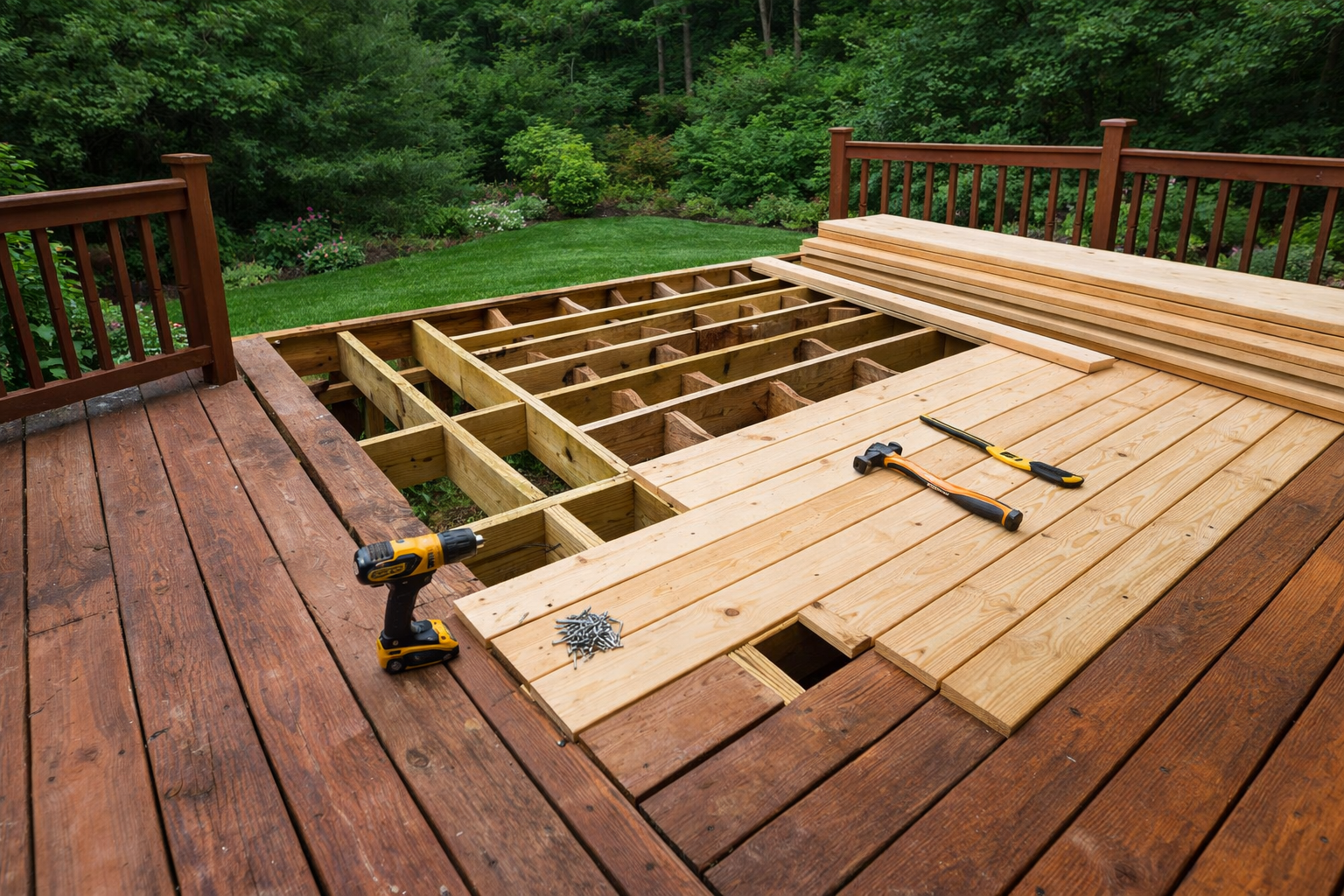 Deck repair and build