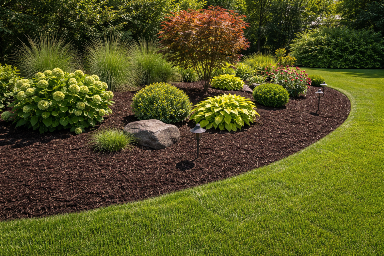 Mulch installation